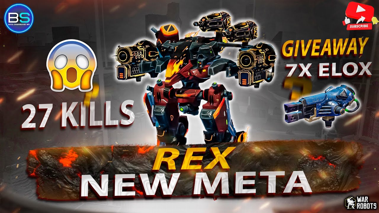 [WR] This New REX Robot Is PURE CHAOS in War Robots! - YouTube