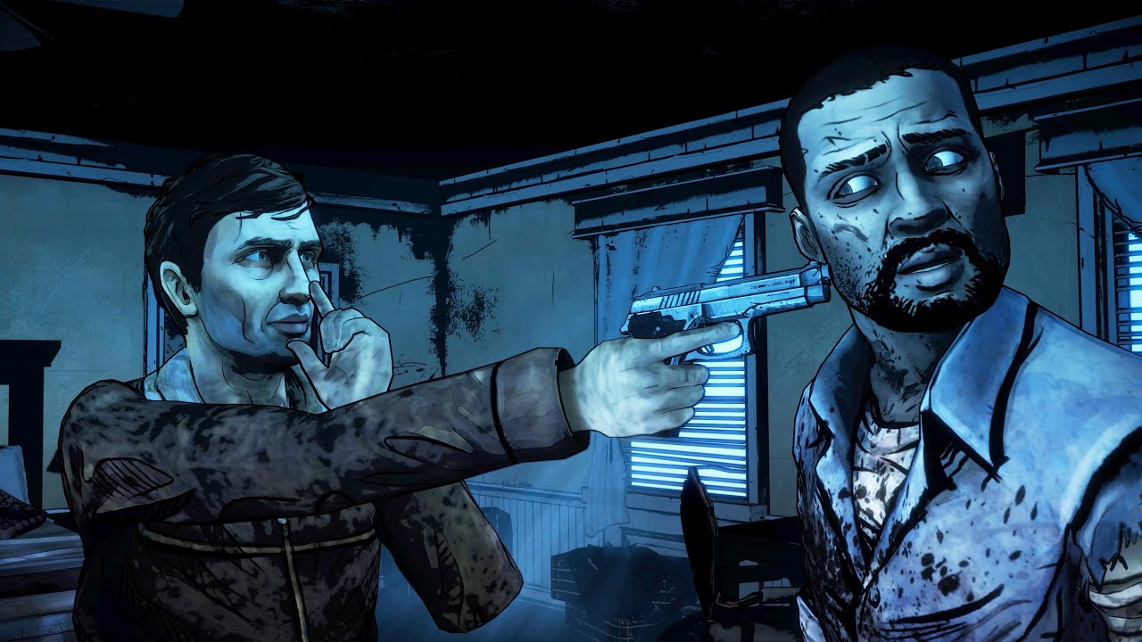 Lee Everett vs The Stranger - The Walking Dead Definitive Series (4K HDR 60FPS)