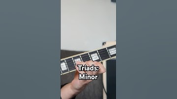 Learn your minor triads! #guitar #guitarcraft #jazzguitar #guitarlesson #guitarbeginner #guitar