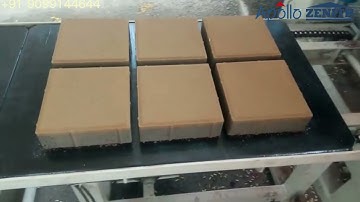 Bangalore ZN400 Square Pavers Production/India interlocking paver making machine