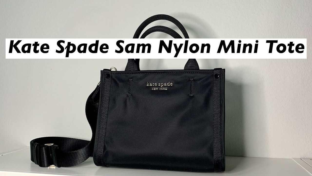 Review: Kate Spade Sam Nylon Mini Tote - YouTube