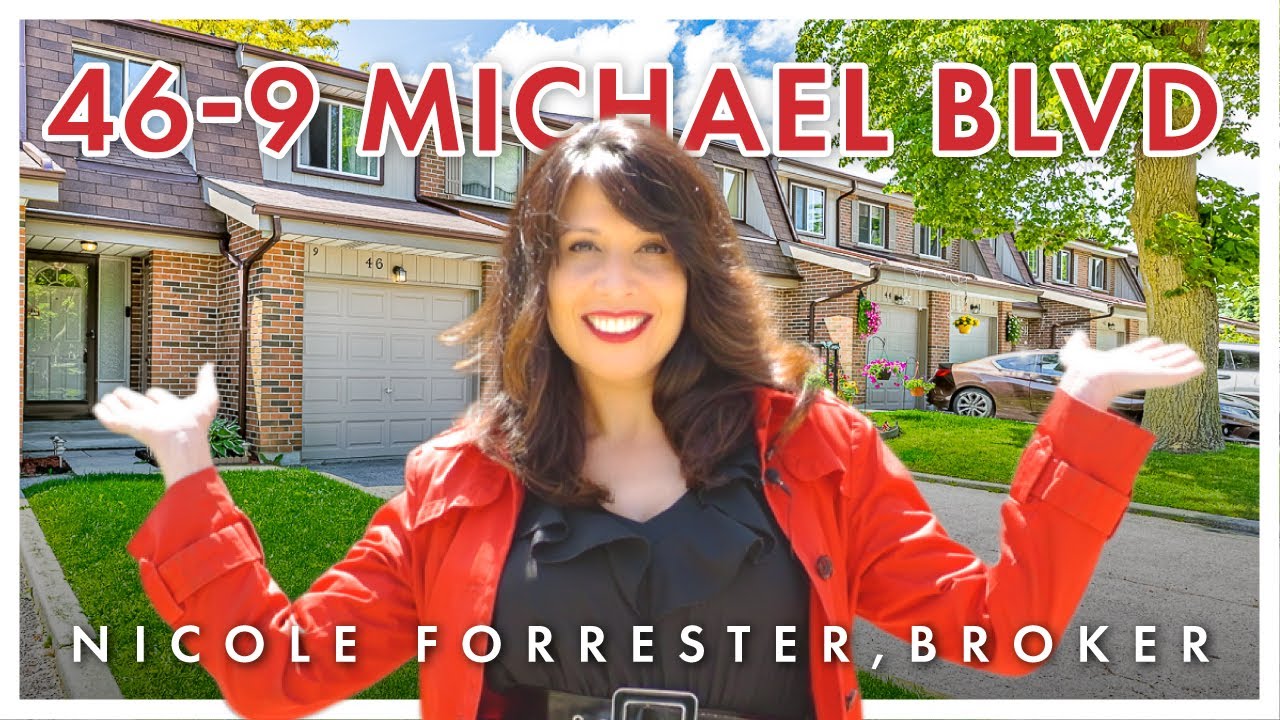 #46 - 9 Michael Blvd. Whitby, ON - Stunning Condo Townhome for SALE!