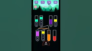 Colour Bottle Sorting Game | Level 17 | Puzzle | #shorts #ytshorts  #sorts