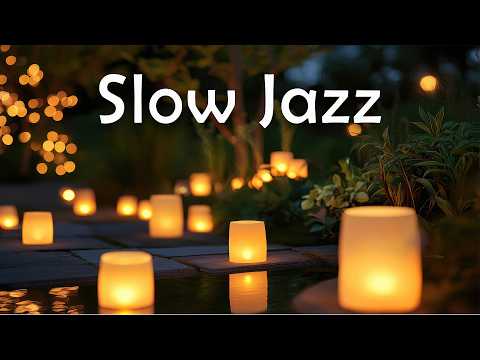Slow Evening Jazz 🕯️ Smooth Candlelight Music for a Night with Nowhere to Rush ✨