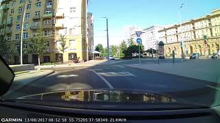 Garmin DashCam 45 съемка в дневное время по городу