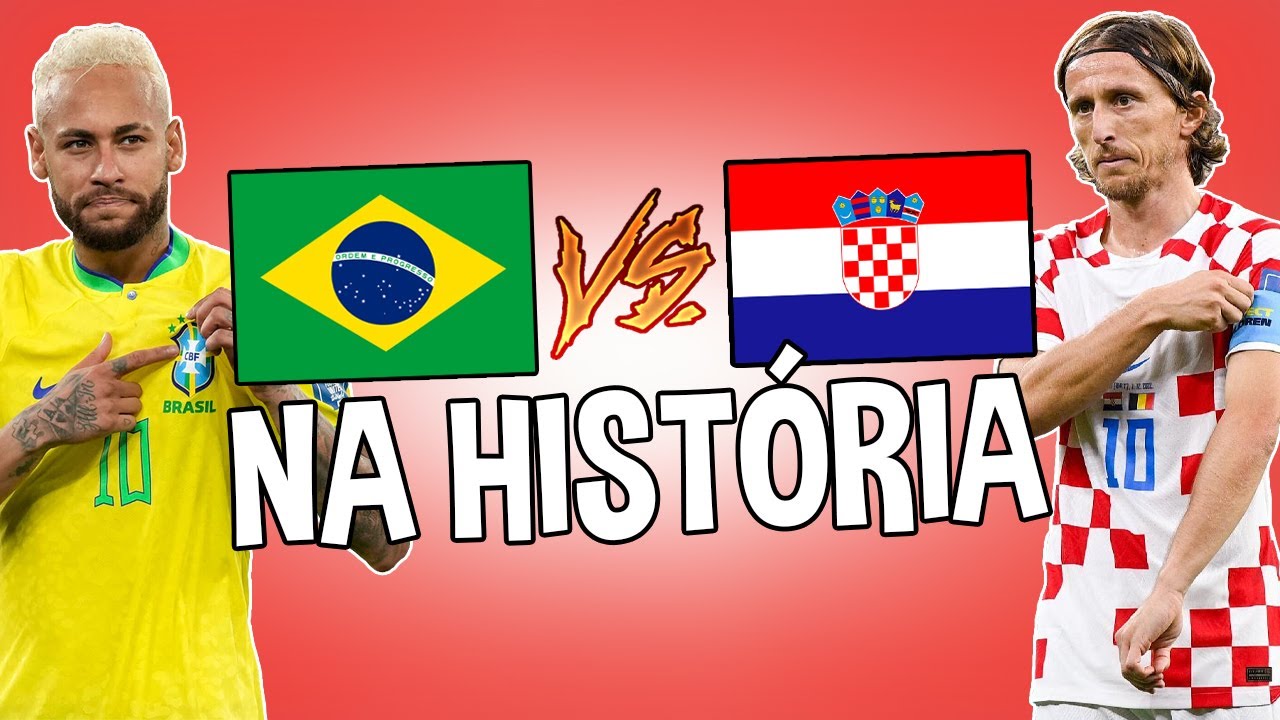 Os jogos entre Brasil e Croácia na história