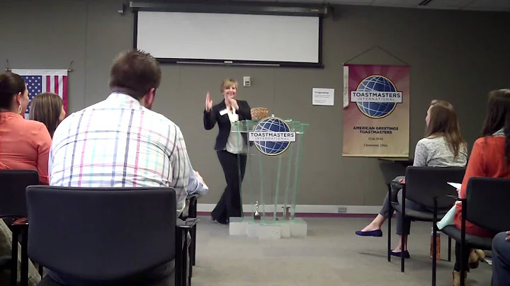 AG Toastmaster Kim Hren evaluates David Schiff's P...
