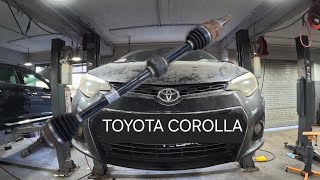 right cv axle replacement ... toyota corolla 2014-2019 (torque specs)