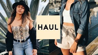 TRY ON CLOTHING HAUL 2019! TRENDY + CUTE | Nastazsa