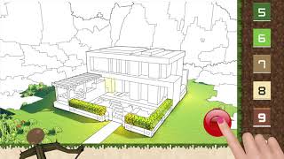 House Craft - Cannon Shooting Coloring Game screenshot 5