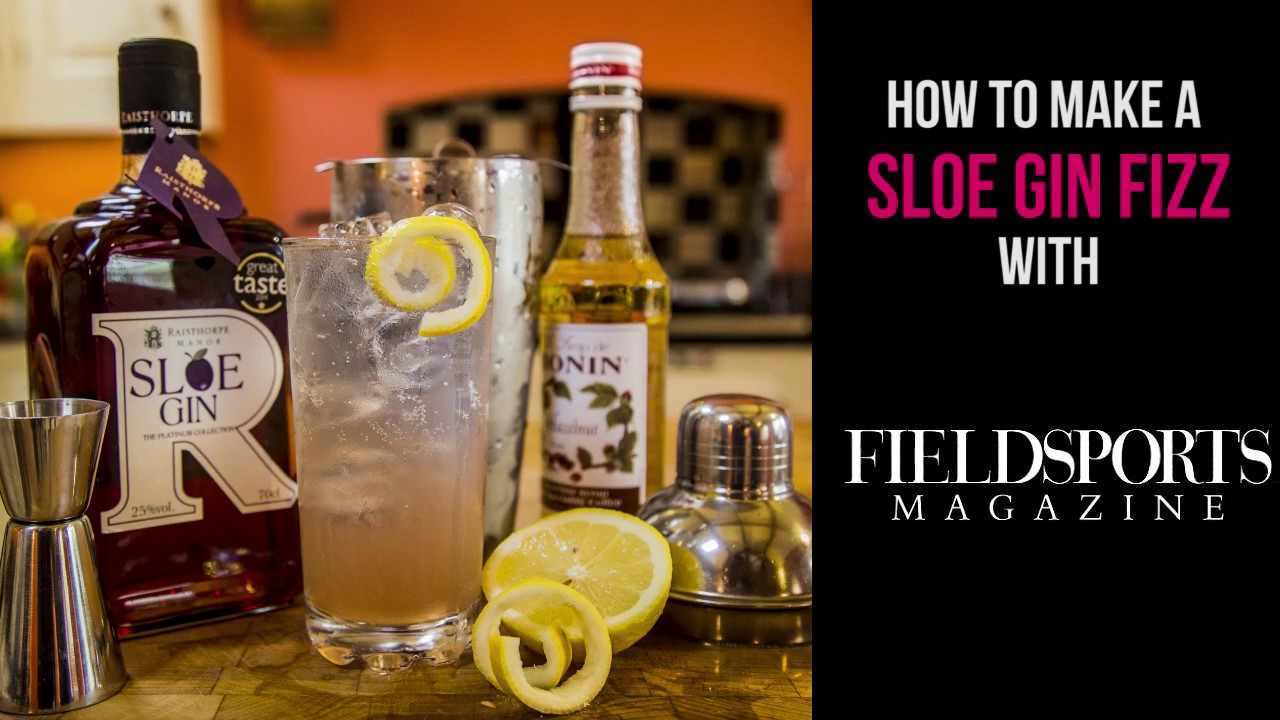 How to make a Sloe Gin Fizz with Fieldsports Magazine