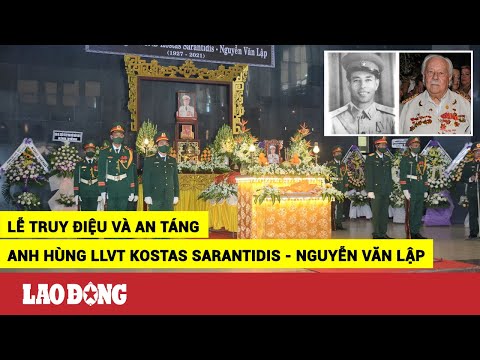 Video Lễ Truy điệu và an táng Anh hùng LLVT Kostas... - youtube