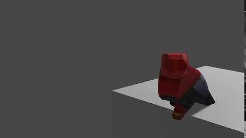 PS1 Birb Animation Test | Blender