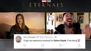 Salma Hayek Reacts To Thirst Tweets