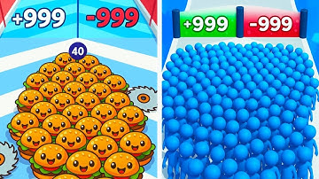 Food Run Vs Count Masters 🍔🍔🍔 Walkthrough All New Max Update Mobile Gameplay OG2358