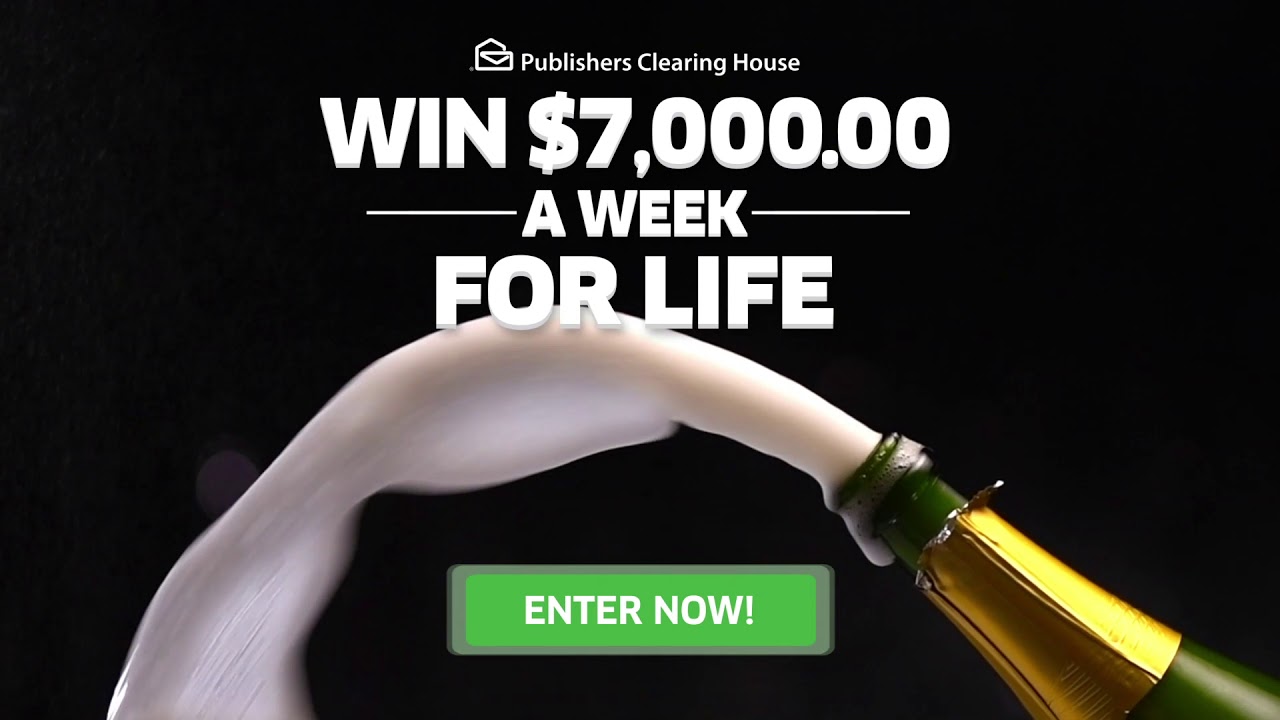 Pop the champagne! You could win $7,000 A Week For Life in the latest PCH Sweepstakes!