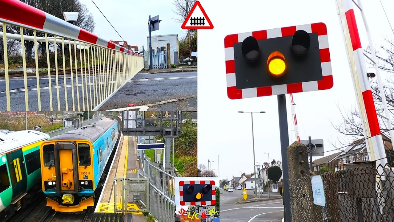 New Barriers at Bedhampton Level Crossing, Hampshire