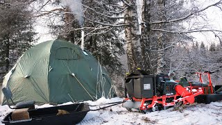 2 ДНЯ В ТАЙГЕ С БАТЕЙ / НОЧЕВКА В ПАЛАТКЕ МФП-4 / НОВЫЙ ТОФАЛАР ЛОНГ / ХАРИУС НА ДОНКИ / 1 Часть