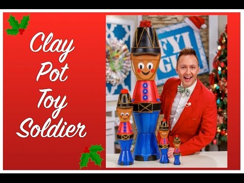 fyi guy clay pot toy soldiers youtube christmas plant pots