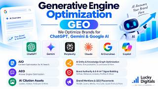 Details Generative Engine Optimization (GEO) | Rank in ChatGPT, Google AI & More | Lucky Digitals News