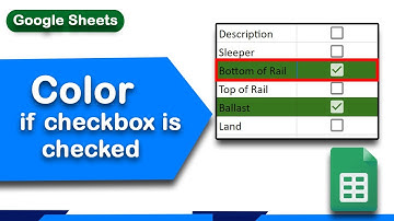 How to turn cell color if checkbox is checked in Google Sheets