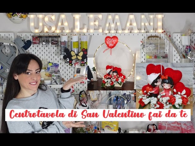 San Valentino fai da te : centrotavola romantico luminoso 