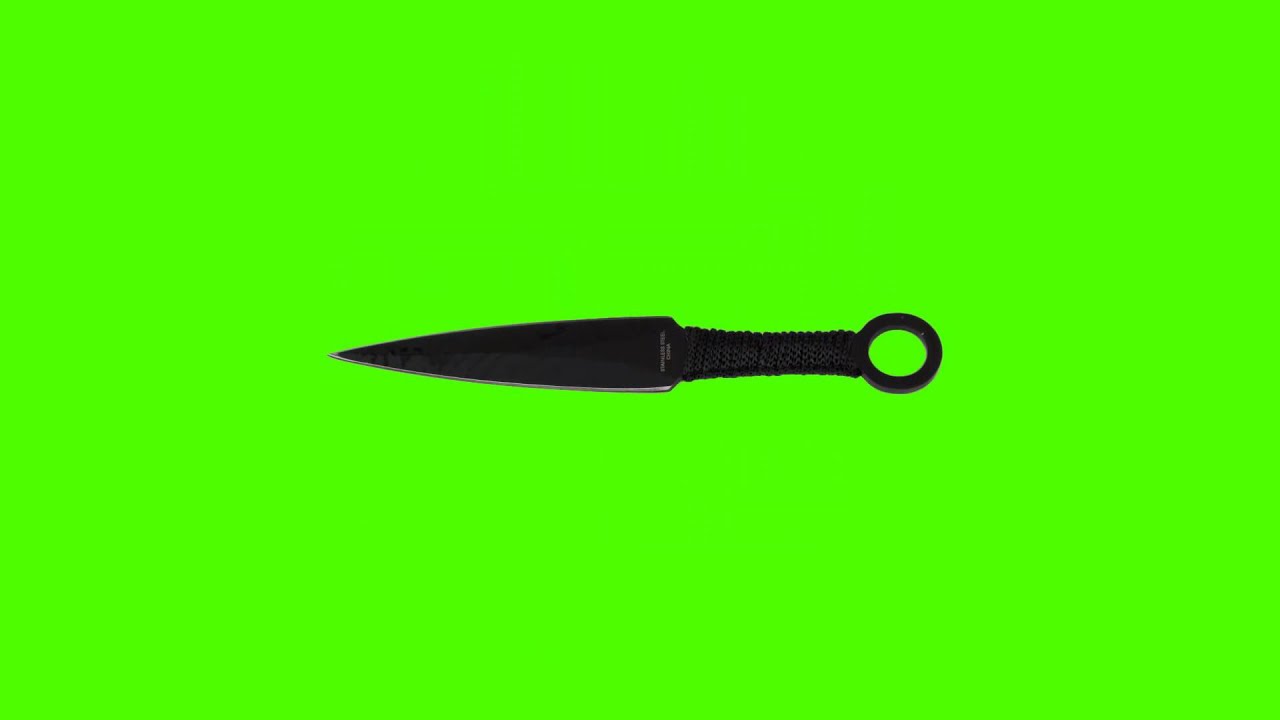 Transparent Throwing Knife Gacha Life Knife Green Screen.