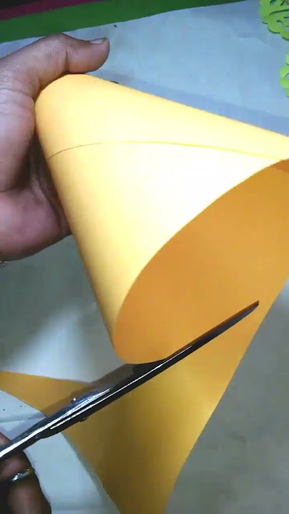 DIY Happy Birthday cap with paper easy craft||#ytshorts #shorts