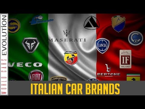 W C E Italian Car Brands Companies Manufacturer Logos Youtube