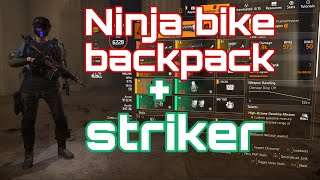 the division 2 ninja bike backpack + striker screenshot 2