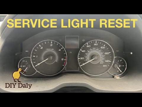 Subaru Legacy service light reset