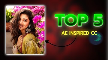 Top 5 Cc Preset Like Ae 🔥 | XML File | Alight Motion | Rishabh x edits |