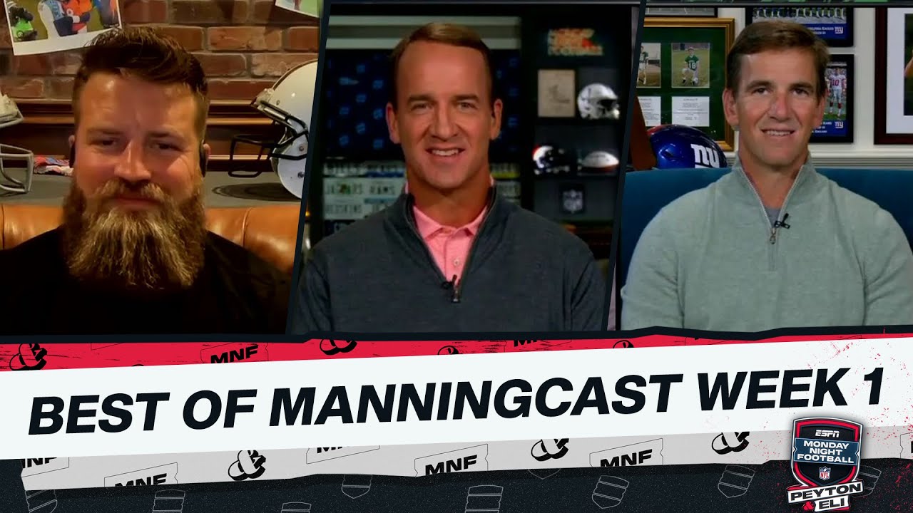 Best of the ManningCast Week 1  Monday Night Football with Peyton