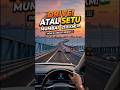 Driving on India's Longest Sea Bridge! 🌉 #AtalSetu