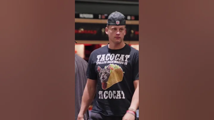Joe Burrow MAKES HILARIOUS Comment About TACOCAT Shirt #bengals