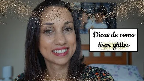 Como limpar glitter do chão?