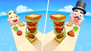 Stacky Ice Cream Runner | Sandwich Runner - All Level Gameplay Android,iOS - NEW HUGE APK UPDATE screenshot 1