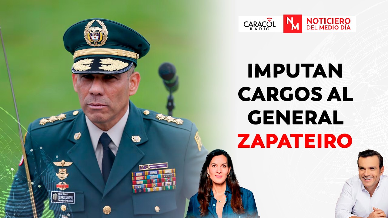 Fiscalía imputó al general (r) Eduardo Zapateiro por presunto 4C0S0 S3XU4L | Noticiero del Mediodía