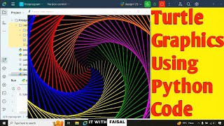 Turtle Graphics Design Using Python Code Easy Drawing Art For Beginners