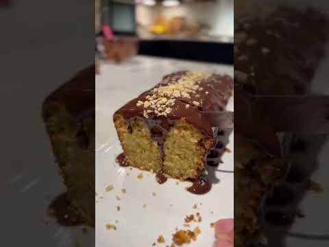 CHOCOLATE BANANA ORANGE loaf cake with dark chocolate drizzle! Food with Chetna