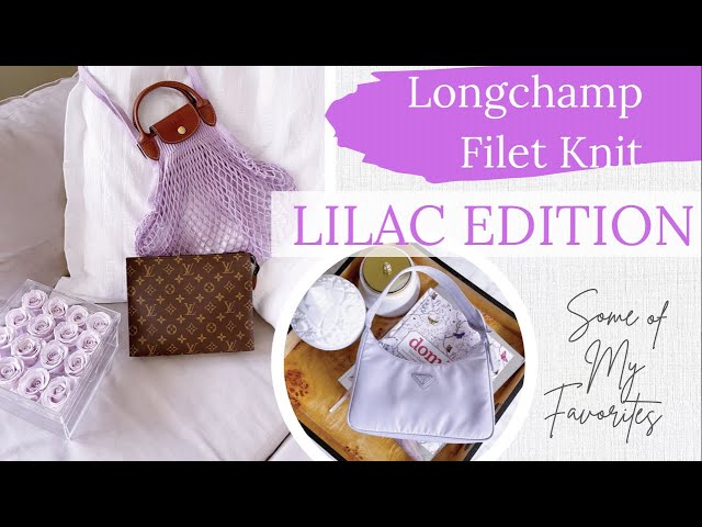 BagReview: Longchamp Le Pliage Filet in Blush + What Fits and Try On 