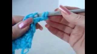 4 basic crochet stitches for begtinners: chain stitch, single, double, triple crochet, Slip stitch