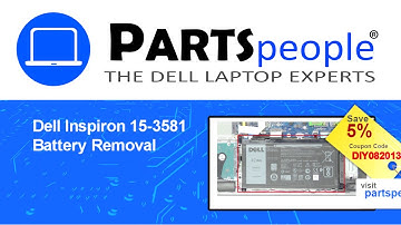 Dell Inspiron 15-3581 (P75F005) Battery How-To Video Tutorial