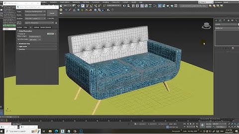 3DsMax Tutorials, Learn Texturing a Couch from Scratch in 3dsmax.(Part 2)