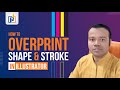 How To Overprint Shape and Stroke in Illustrator | Overprint in Illustrator | Overprint Stroke