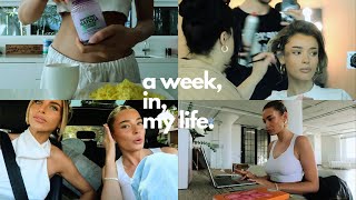 vlog : a week in my life, modeling, dairy boy office & events🫐🫙🫶🏼