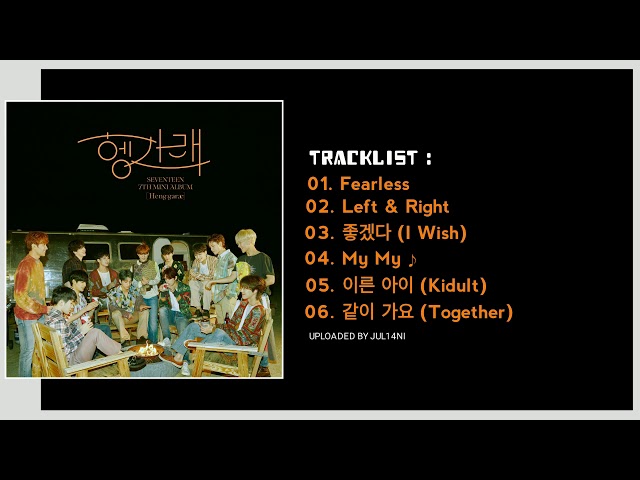FULL ALBUM] SEVENTEEN (세븐틴) 7TH MINI ALBUM '헹가래[Heng:garæ