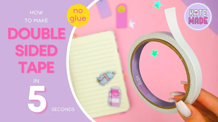 How to make double sided tape at home | NO GLUE - DayDayNews