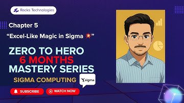 ⚡CHAPTER 5 | SIGMA COMPUTING | Spreadsheet Style Calculations |6-Month Mastery Series
