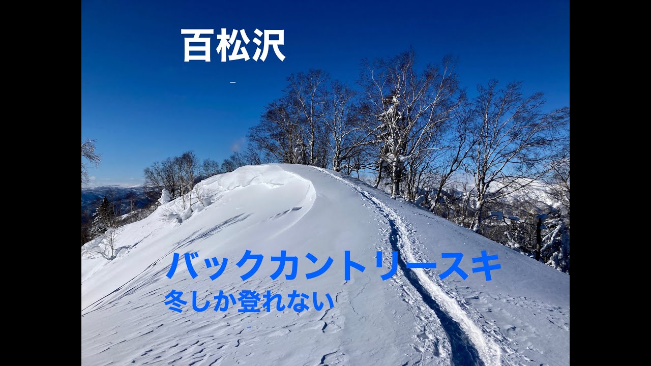 百松沢山(札幌)バックカントリースキー 2023年1月29日